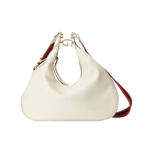 GUCCI Attache Кожа Пельменная Сумка Сумка через плечо Сумка на плечо Женская Белая