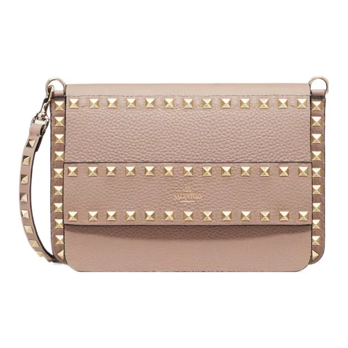 Valentino Сумка через плечо из телячьей кожи сумка на плечо женская светло-розовая