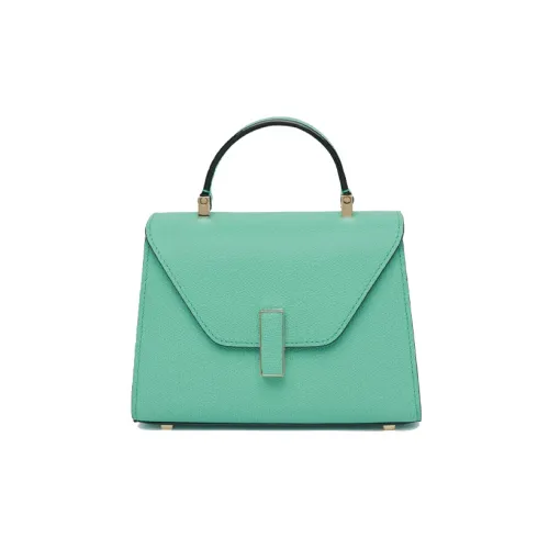 Valextra Iside Телячья кожа Сумка Мини Женская Мятно-молочный Зеленый