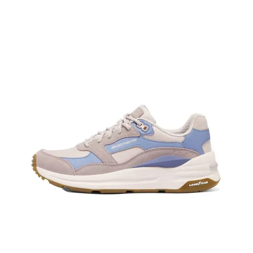 Skechers Global Jogger Full ENVY Low Топ Повседневная обувь Женская Бледный Ягодный Цветок Розовый