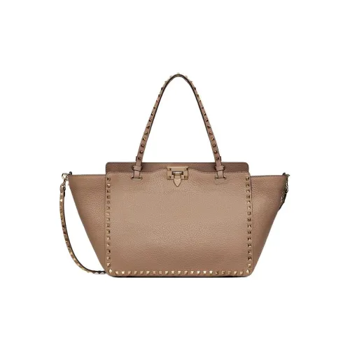 Valentino Roman Stud с рельефом телячья кожа сумка среднего размера женский розовый