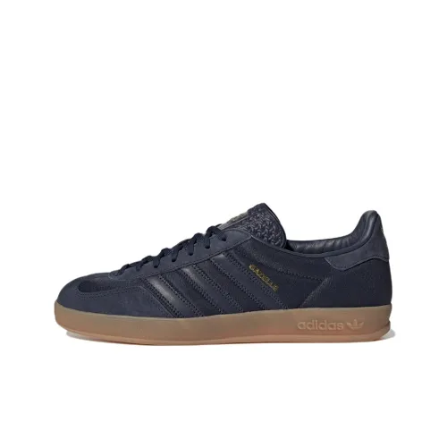 Adidas Originals GAZELLE INDOOR Low Топ Скейтборд Кроссовки Унисекс Темно-синий