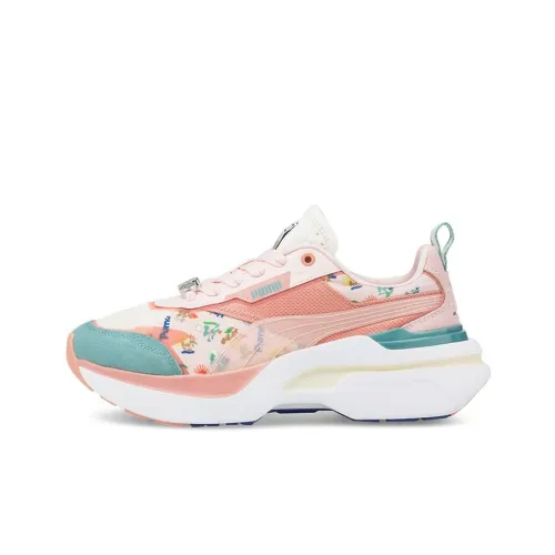 PUMA Kosmo Rider Low Топ Повседневная обувь Женская Розовая Синяя