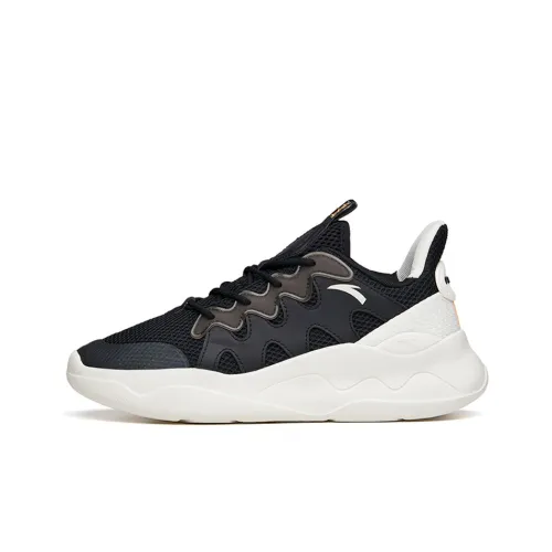 ANTA Life Collection Низкий Топ Casual Мужской Черный Белый