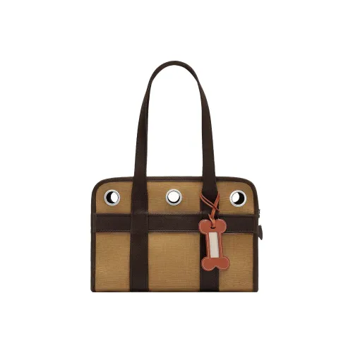 HERMES Хлопок Маленькая Собака Сумка для переноски ПЭТ Провайдер Сумка Unisex Light Желтая Умбра Пламенно-Оранжевый