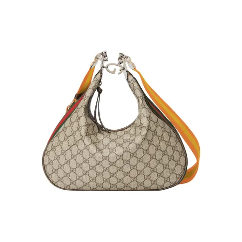 GUCCI Attache Холст Ткань Ремешок Комбинированная Пельменная Сумка Портативная Сумка через плечо Сумка через плечо Женская