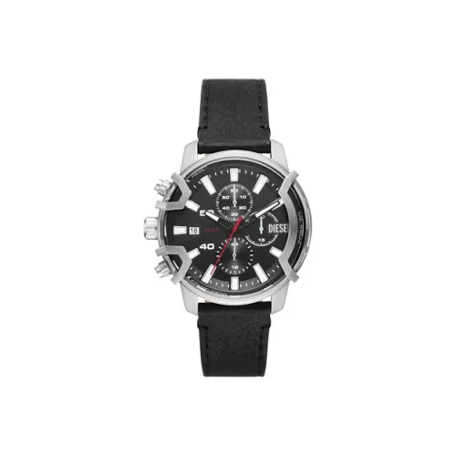 DIESEL Кварцевый механизм Мужские часы 42 мм Черный