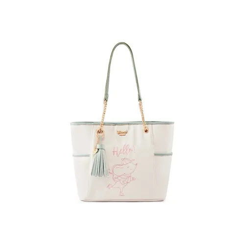 Sound For Life Нейлоновая сумка-тоут сумка для покупок сумка через плечо сумка сумка через плечо средний размер женский экрю