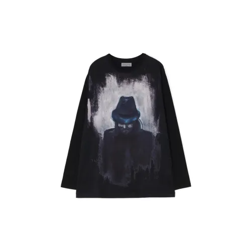 Yohji Yamamoto Черные Мужские T-Рубашки