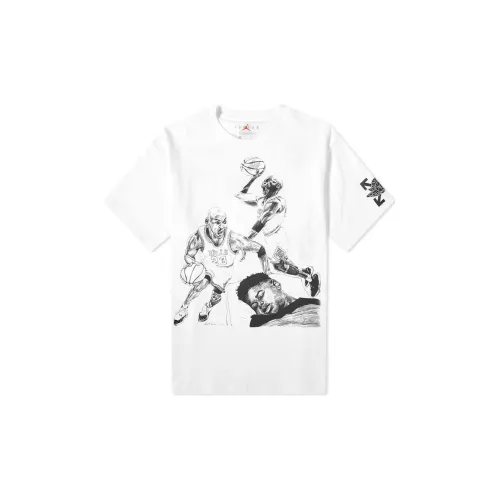 Джордан Белый Мужская Футболка