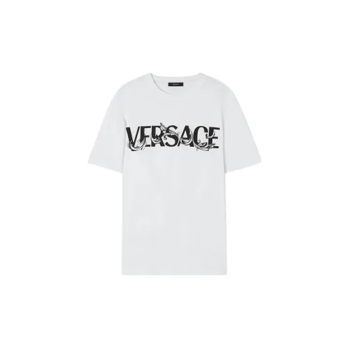 VERSACE Белые Мужские T-рубашки