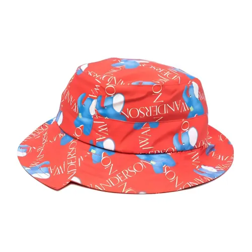 JW Anderson Шляпы ведра Red Men's