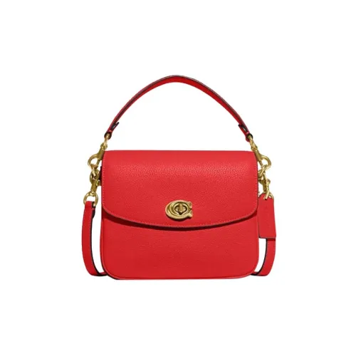 COACH Cassie Кожа Сумка Сумка через плечо Сумка через плечо Маленькая Женская Красная