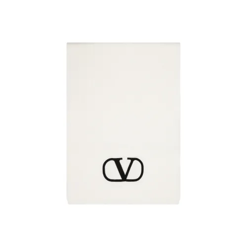 Valentino Шарфы из шерсти Wool Knit Экрю Унисекс