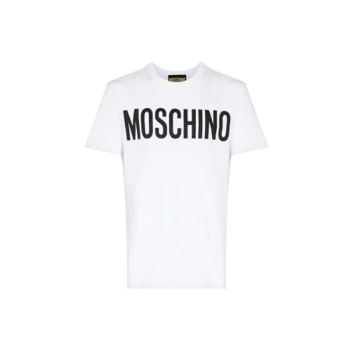 MOSCHINO Белая Мужская T-Рубашка
