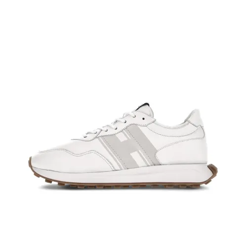 HOGAN H601 Низкий Топ Casual Мужской Белый Серый