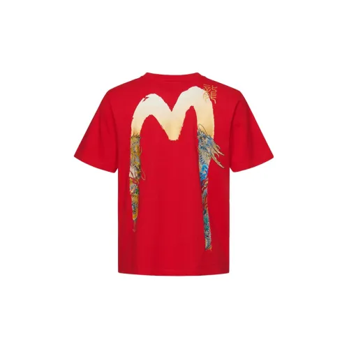 EVISU Red Мужская T-рубашка