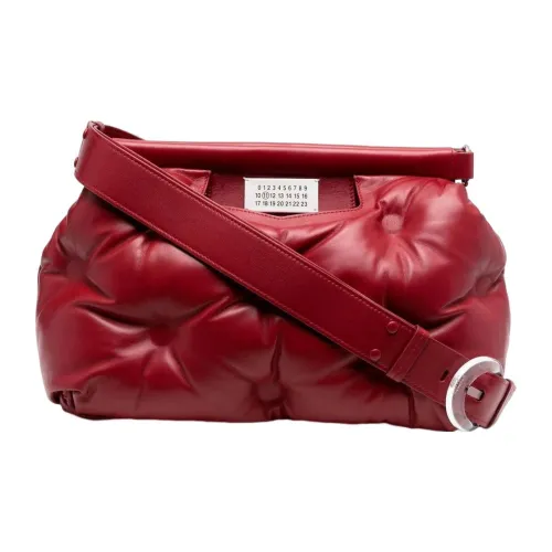 Maison Margiela Glam Slam Телячья кожа Облачная сумка Сумка-подушка Сумка через плечо Сумка Женская Красная