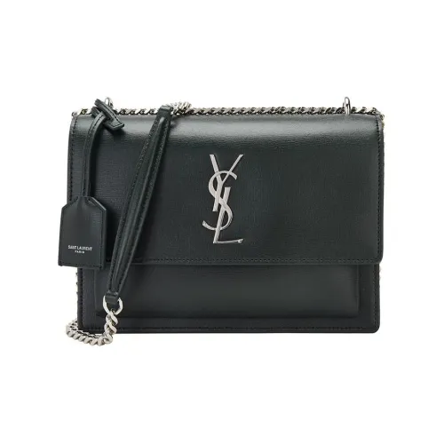 SAINT LAURENT Sunset Корова Кожа Плечевая Сумка Женская Jasper