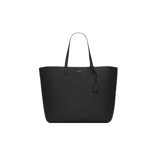 SAINT LAURENT Телячья кожа Тоут Сумка Сумка для покупок Сумка на плечо Сумка Обычная Мужская Черная