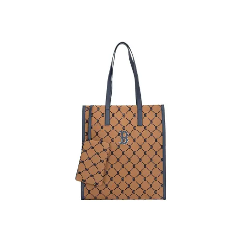 Mlb Base Logo Искусственная кожа Тоут Сумка Сумка для покупок Комбинированная сумка Сумка на одно плечо Обычная Унисекс