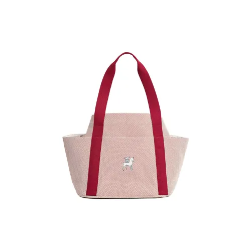 HERMES Cabriole Napp Холст Хлопок Тоут Сумка Сумка для покупок Сумка через плечо Сумка Женская Терракота