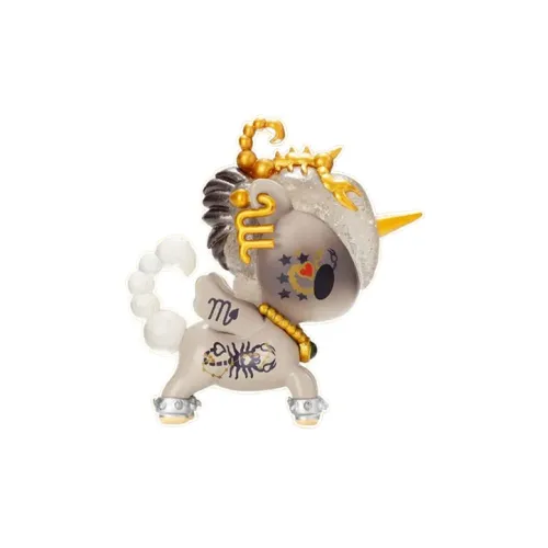 tokidoki Unicorns Twelve Коллекция созвездий Скорпион Прозрачный Слепой Бокс на Карточке 7 см