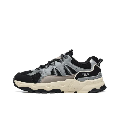 FILA Trek 1S Casual Low Top Черный/Голубой Серый Мужской