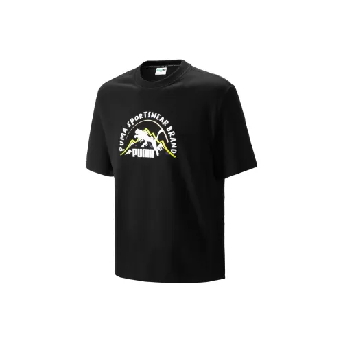 PUMA Мужская черная футболка