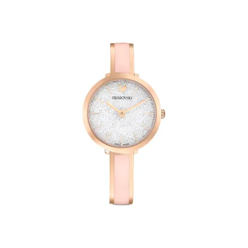 Swarovski Classic Swan Коллекция Наручные часы Кварцевый механизм Ремешок из нержавеющей стали Белый циферблат Женские 5642221