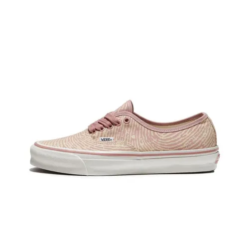 Vans Authentic Series Low Топ Скейтборд Кроссовки Унисекс Розовые Белые