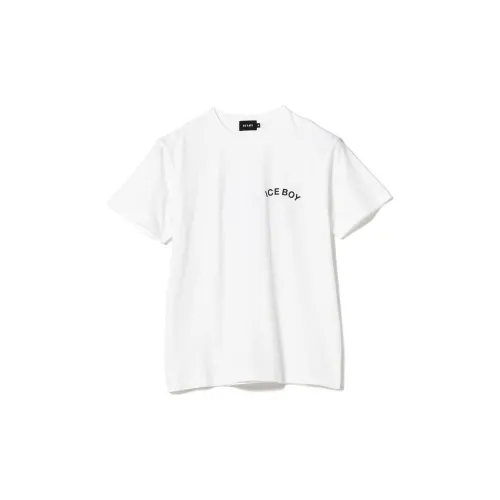 BEAMS совместная брендированная белая мужская футболка T