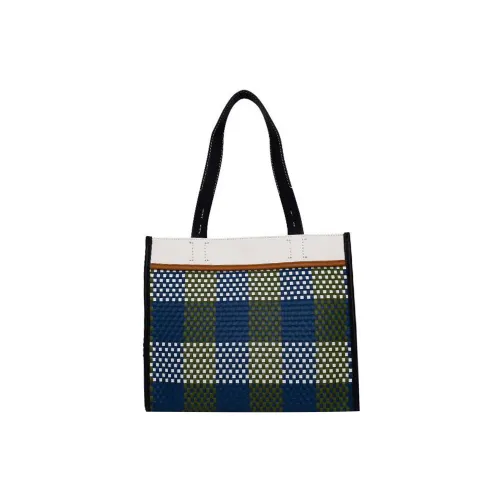 PROENZA SCHOULER Ткань с кожаными вставками Тоут Сумка Сумка для покупок Сумка Женская Многоцветная