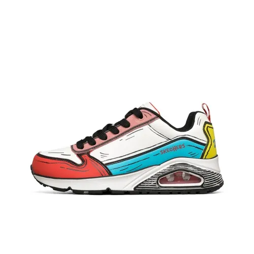 Skechers Uno Shock Absorbers Противоскользящий Устойчивый к истиранию Низкий Топ Повседневная Обувь