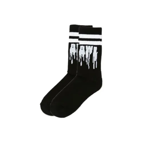 JW Anderson 1 шт Черные Женские Носки MID до икры