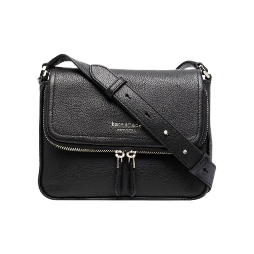 Kate Spade Телячья кожа Сумка через плечо Женская Черная