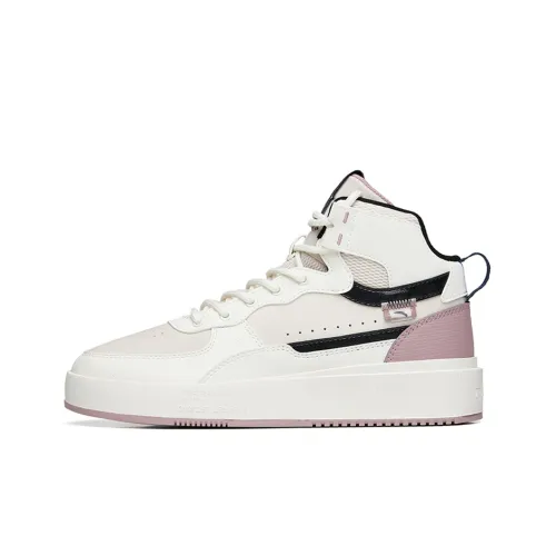 ANTA Высокие кроссовки для скейтбординга женские цвет слоновая кость