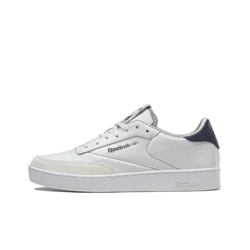 Reebok Club C Series Low Топ Скейтборд Кроссовки Унисекс Белый Синий