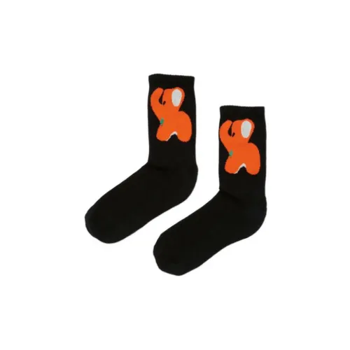 JW Anderson 1 шт Черные Унисекс MID Носки до икры
