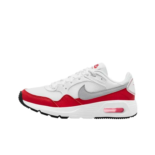 Nike Air Max SC Low Топ Повседневные Беговые Кроссовки Женские Белые Красные