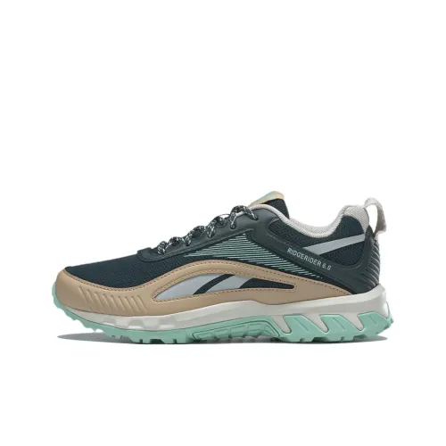 Reebok Ridgerider 6 Low Топ Беговые кроссовки Женские Зеленый Коричневый