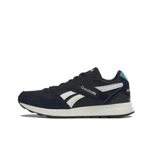 Reebok GL1000 Low Топ Беговые кроссовки Унисекс Черный белый