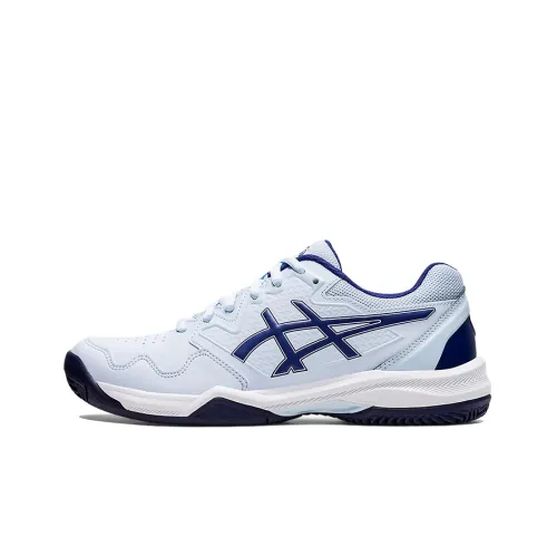 Asics Gel Dedicate 7 Low Топ Теннисные Кроссовки Женские Светло-Синие