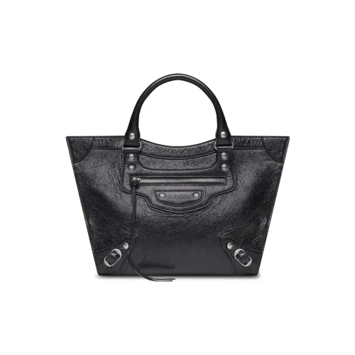 Balenciaga Neo Classic Lambskin Tote Bag Shopping Bag Crossbody Bag Shoulder Bag Medium Women's Black