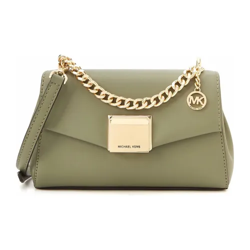 MICHAEL KORS Lita Искусственная кожа Сумка через плечо Сумка на плечо Маленькая Женская Армейский зеленый