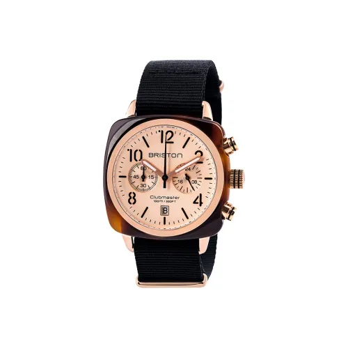 BRISTON Кварцевый механизм, унисекс, коллекция Classic, часы 40mm*40mm, бежевые