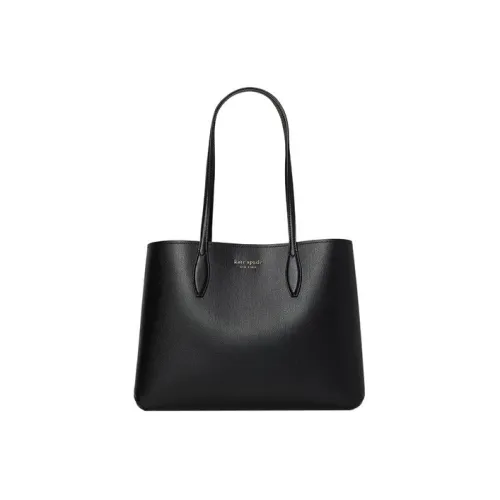 Kate Spade All Day Телячья кожа Одно плечо Сумка Большая Женская Черная