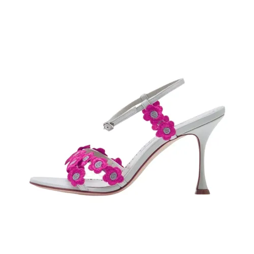 MANOLO BLAHNIK One Ремешок Сандалии Женские Серый Цвет