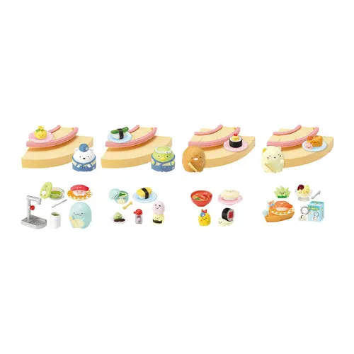 RE MENT SUMIKKO GURASHI Вращающиеся Суши Слепые Коробки Полная Коробка 8 шт