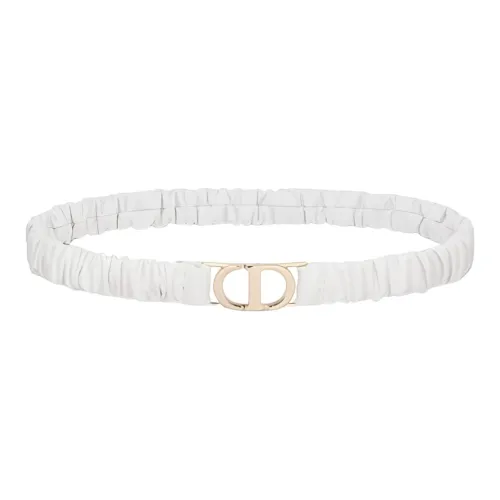 DIOR Овчина Кожаные ремни Белый Женские